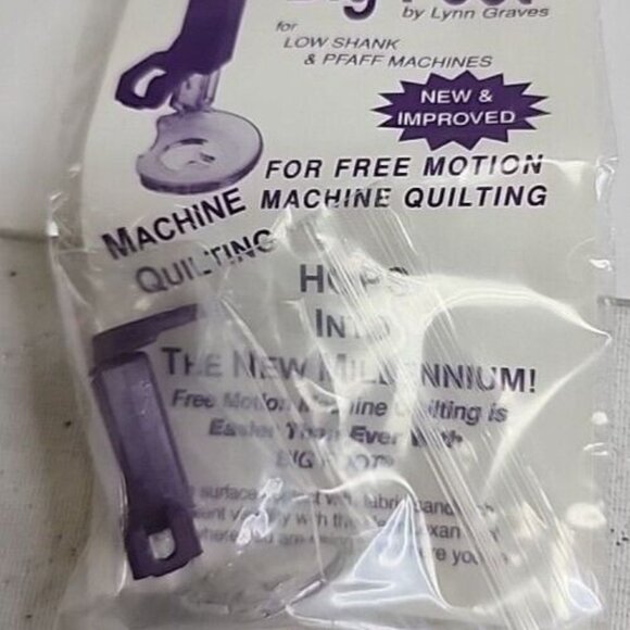 Big Foot Low Shank - Large Hoop Free Motion Quilting, Embroidery, Stippling New - Picture 2 of 8